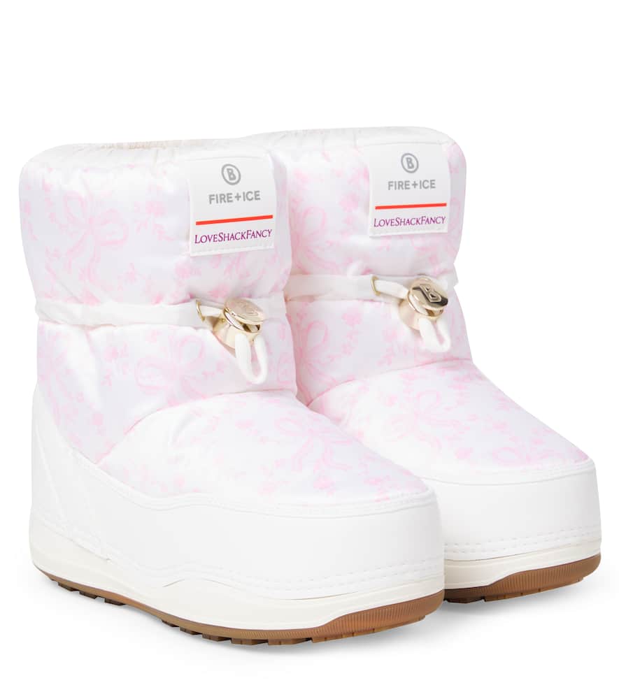 Bogner X Loveshackfancy La Plagne Snow Boots In Multi
