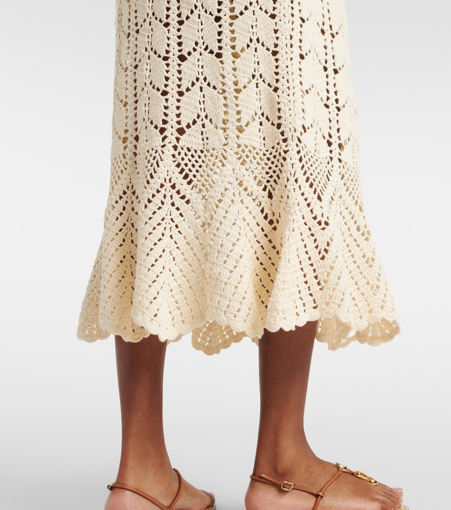  Zimmermann Zimmermann Midirock Aus Häkelstrick 
