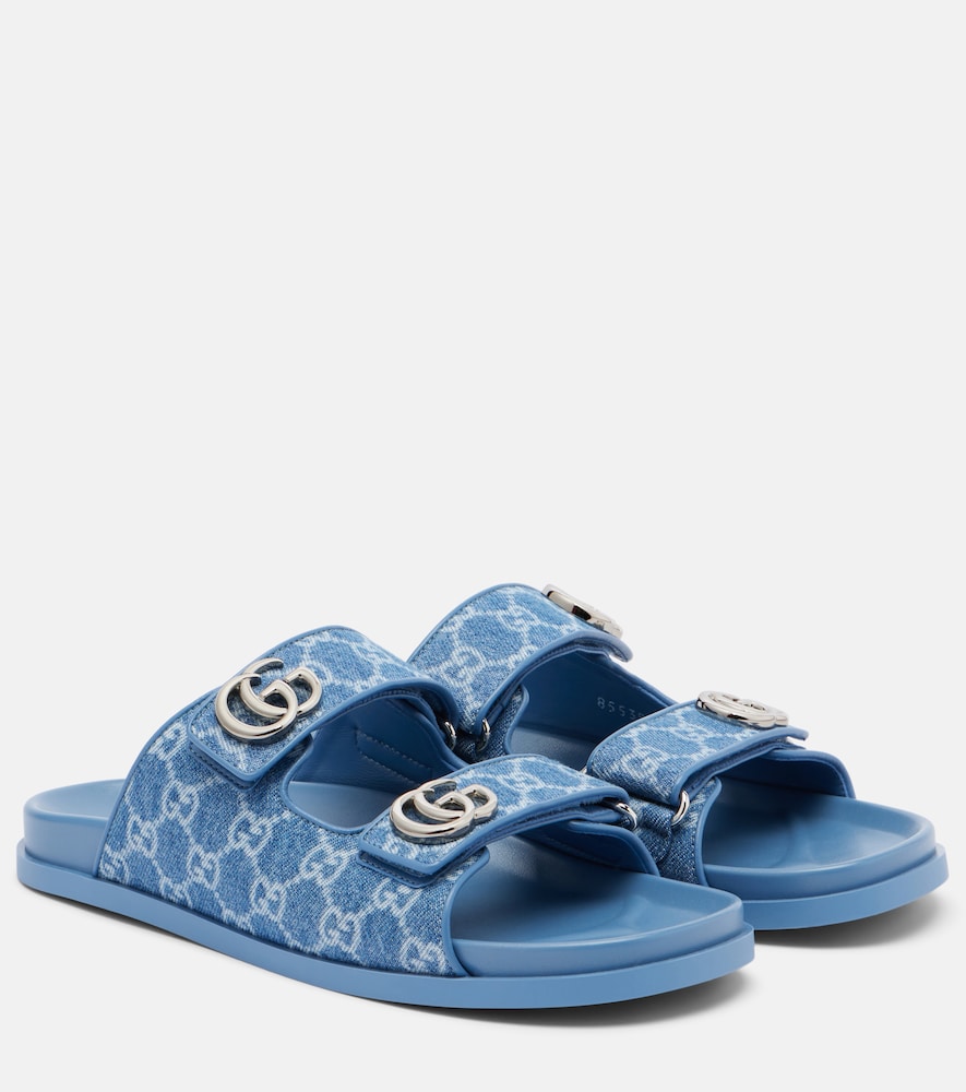 Gucci GG denim sandals