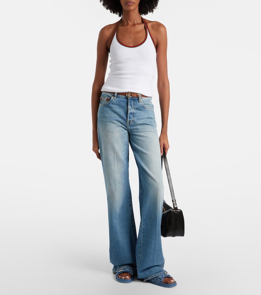 GG Denim Sandals