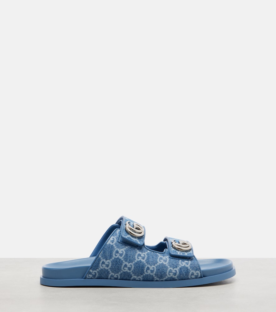  Gucci Gucci Gg Denim Sandals 