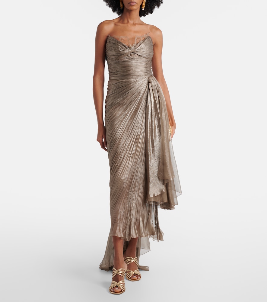  Maria Lucia Hohan Maria Lucia Hohan Bustier-kleid Jolie Aus Seide Mit Spitze 