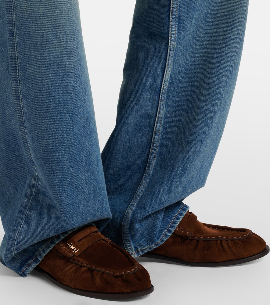 Le Loafer Suede Penny Loafers