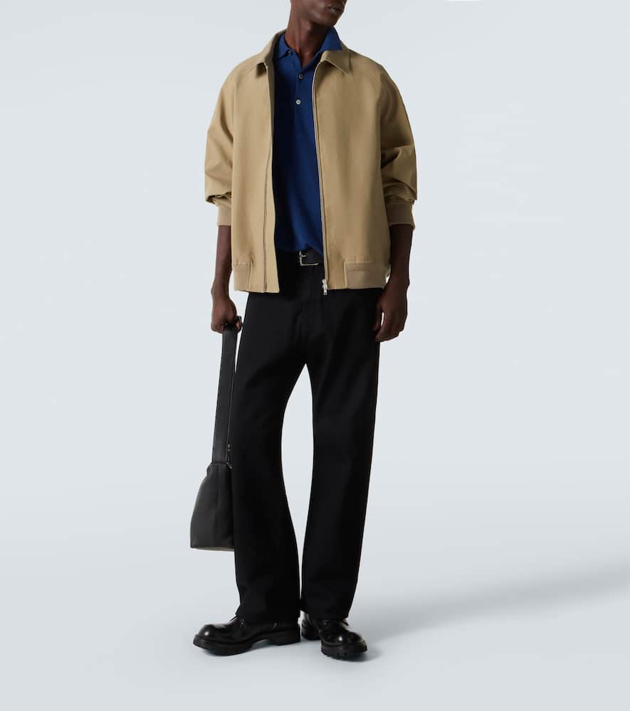 Arch4 Cashmere Polo Shirt In Blue