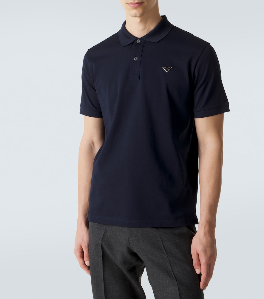  Prada Prada Cotton Pique Polo Shirt 