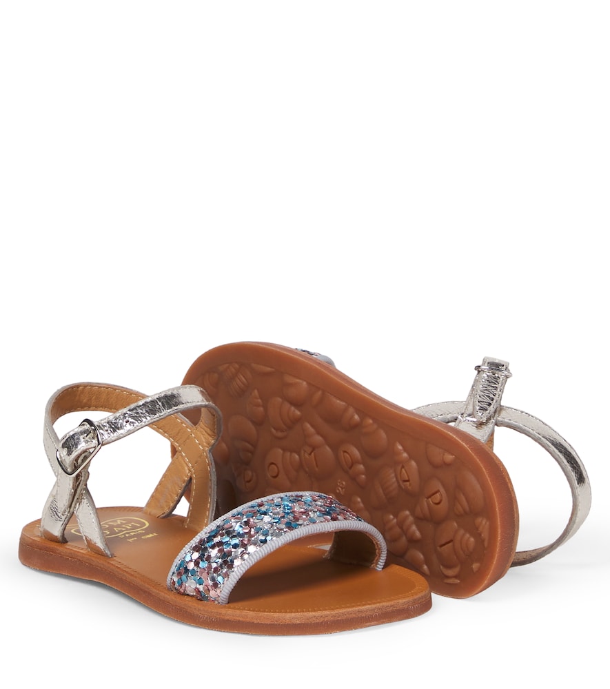  Pom D'api Pom D'api Sandalen Plagette Buckle Aus Leder 