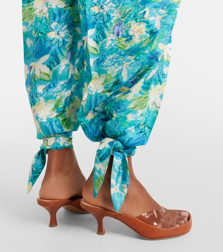 Chloé Junie leather and TPU thong sandals