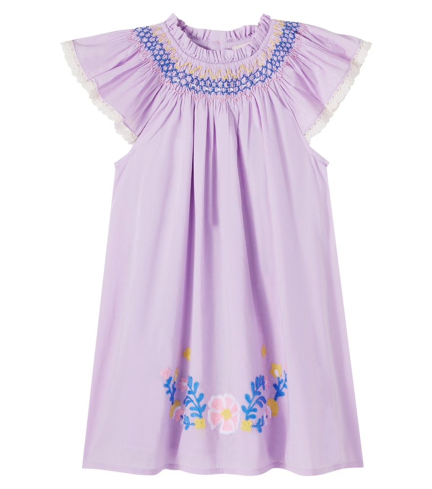 Louise Misha Edith Embroidered Cotton Dress
