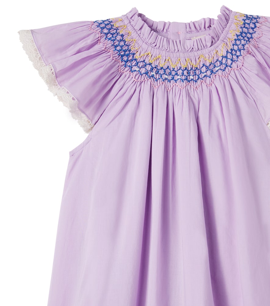  Louise Misha Louise Misha Besticktes Kleid Edith Aus Baumwolle 