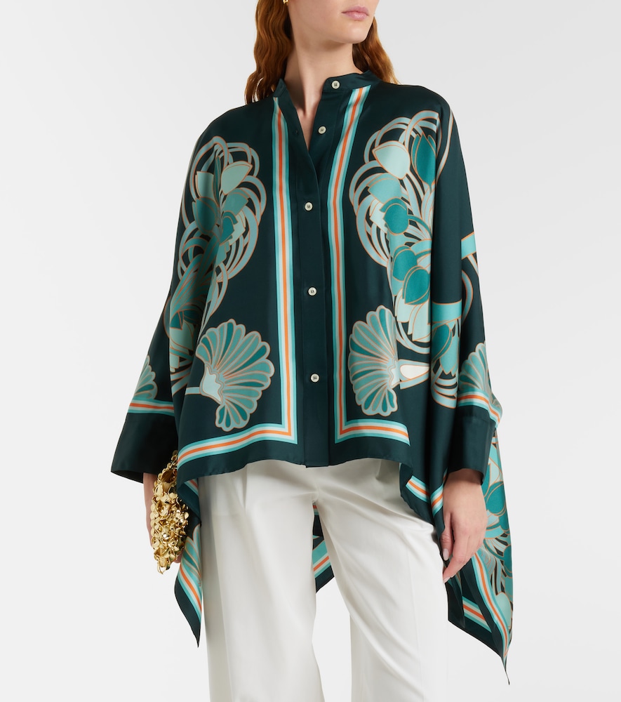 La DoubleJ Foulard printed silk twill shirt