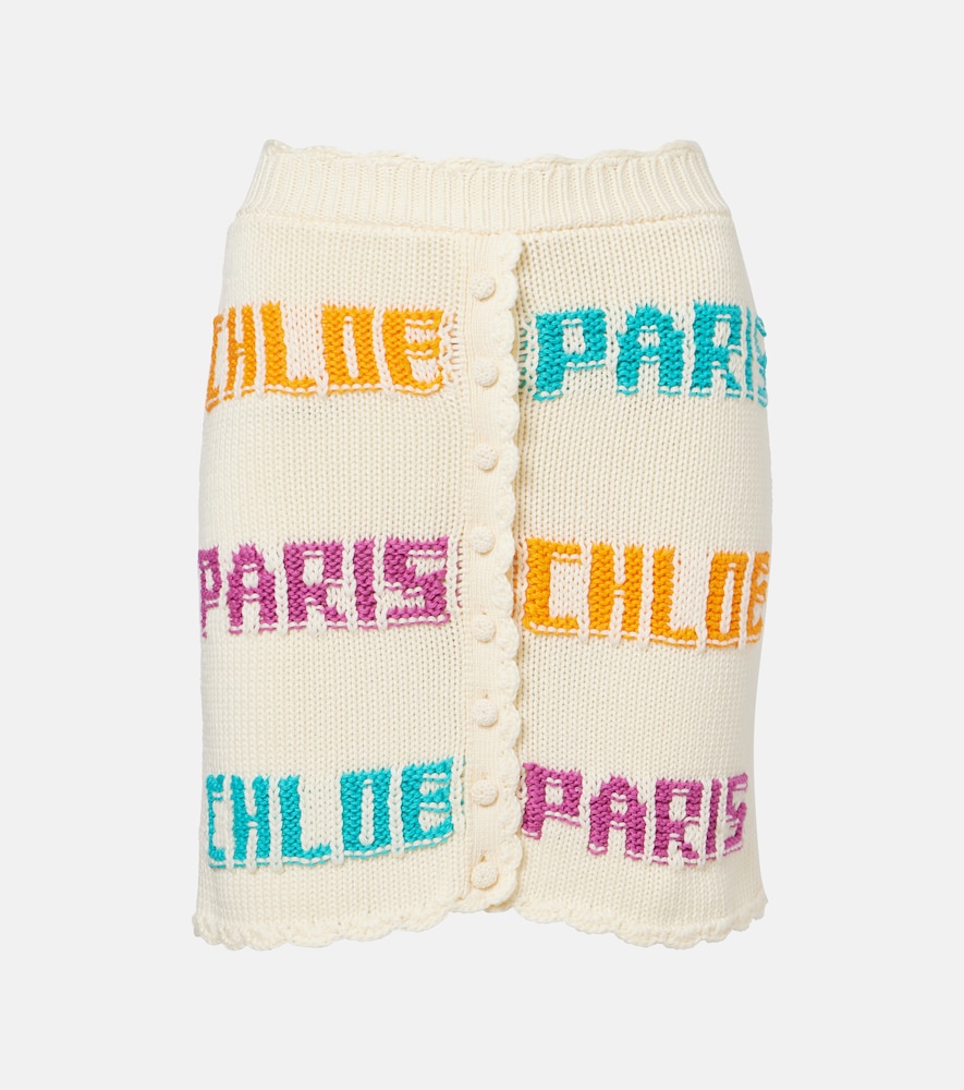 Chloé Minirock aus Strick