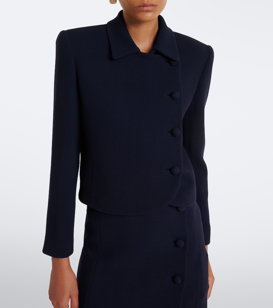Garavani Tie-Neck Virgin Jacket