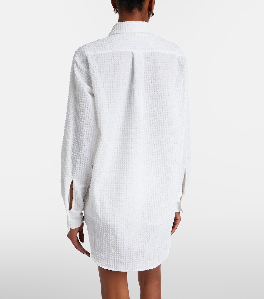 Resort Oversized Seersucker Shirt