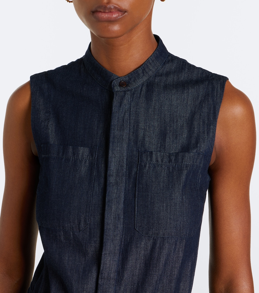 'S Max Mara Wide-leg denim jumpsuit | Thumbnail 4 'S Max Mara Wide-leg denim jumpsuit | Thumbnail 4