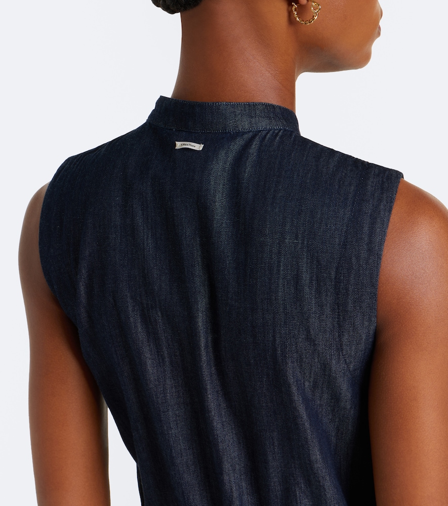 'S Max Mara Wide-leg denim jumpsuit | Thumbnail 5 'S Max Mara Wide-leg denim jumpsuit | Thumbnail 5