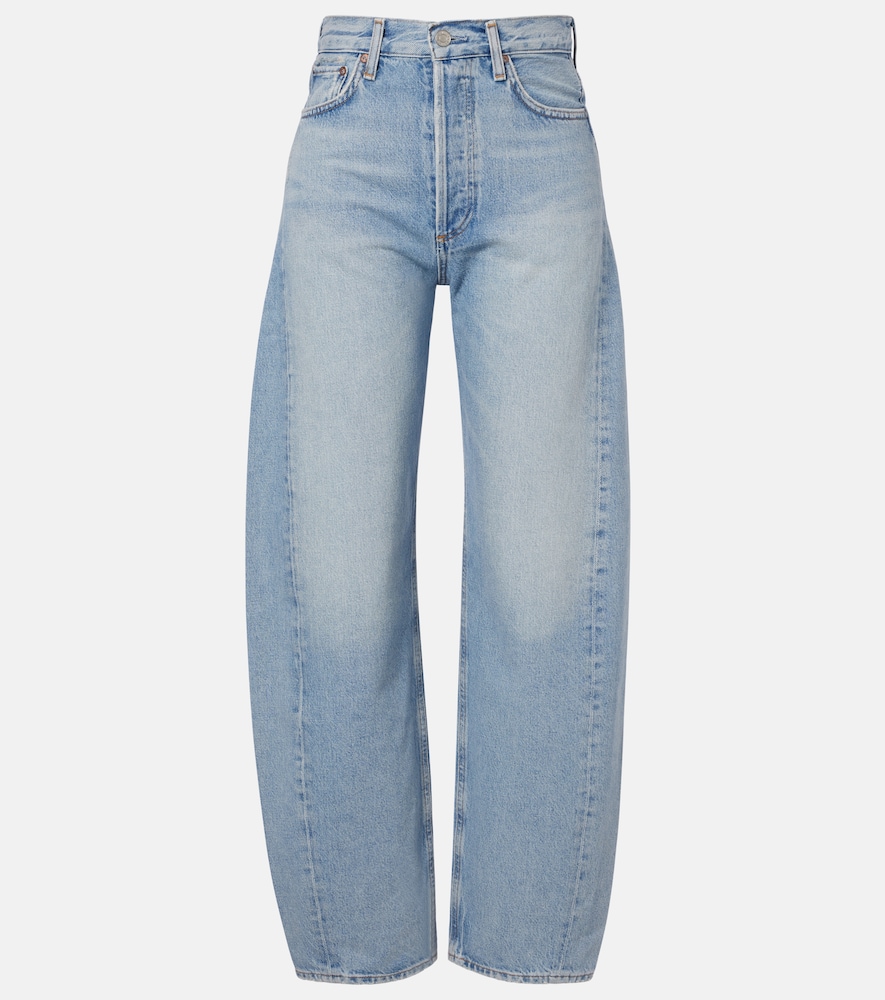 Agolde Luna faded barrel-leg jeans