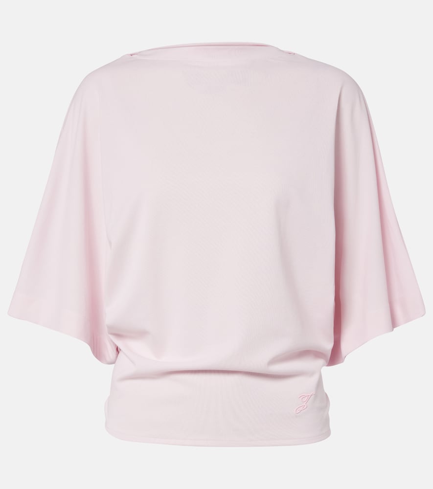 Jacquemus Women's Pink Moisson Oversized Open-Back Jersey T-Shirt UK Size 8 - Mytheresa
