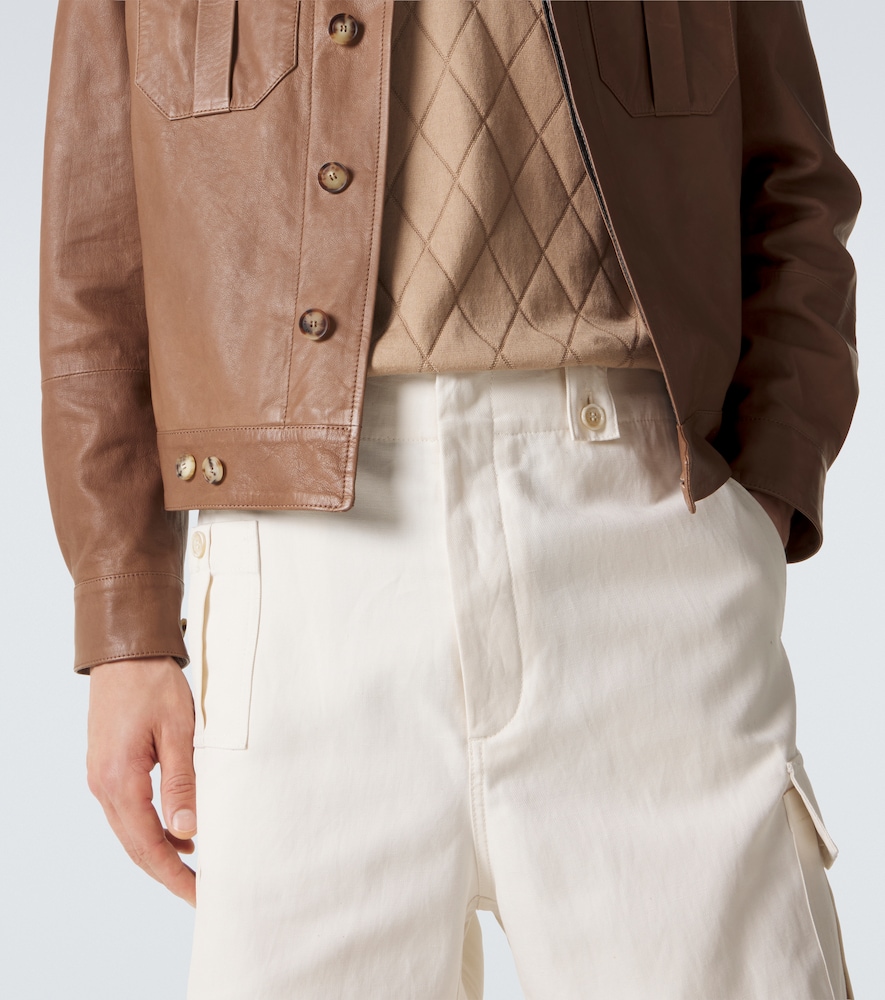  Brunello Cucinelli Brunello Cucinelli Cargo-shorts Aus Canvas 