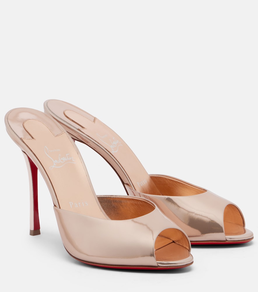 Mules Me Dolly in pelle laminata