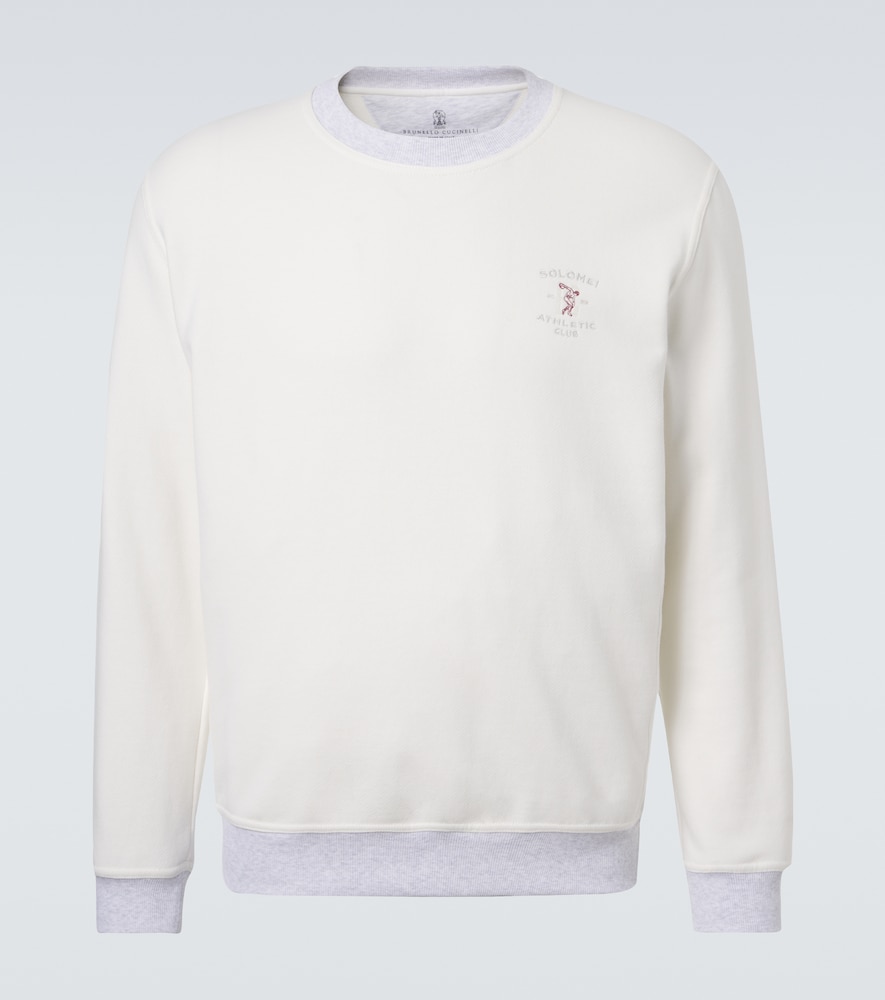 Sweatshirt aus Baumwoll-Jersey