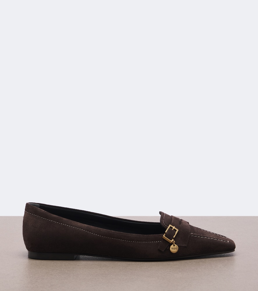 Suede Ballet Flats