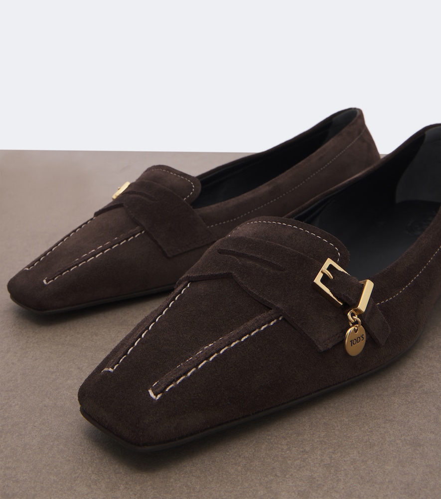 Suede Ballet Flats