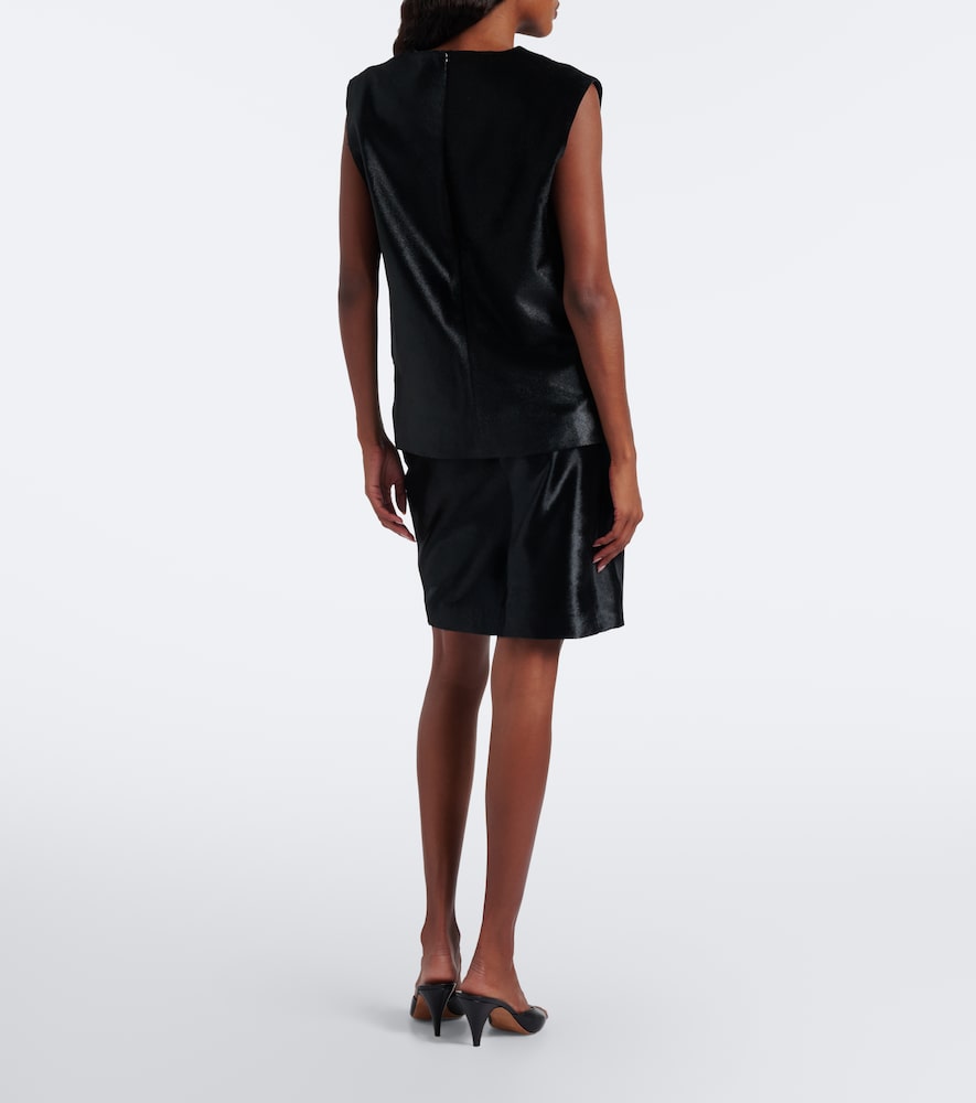 Debi Calf Hair Miniskirt