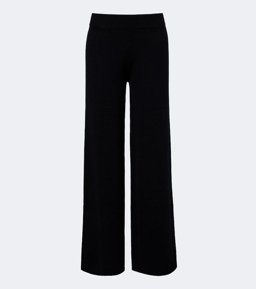 Jardin des Orangers Virgin wool and cashmere wide-leg pants