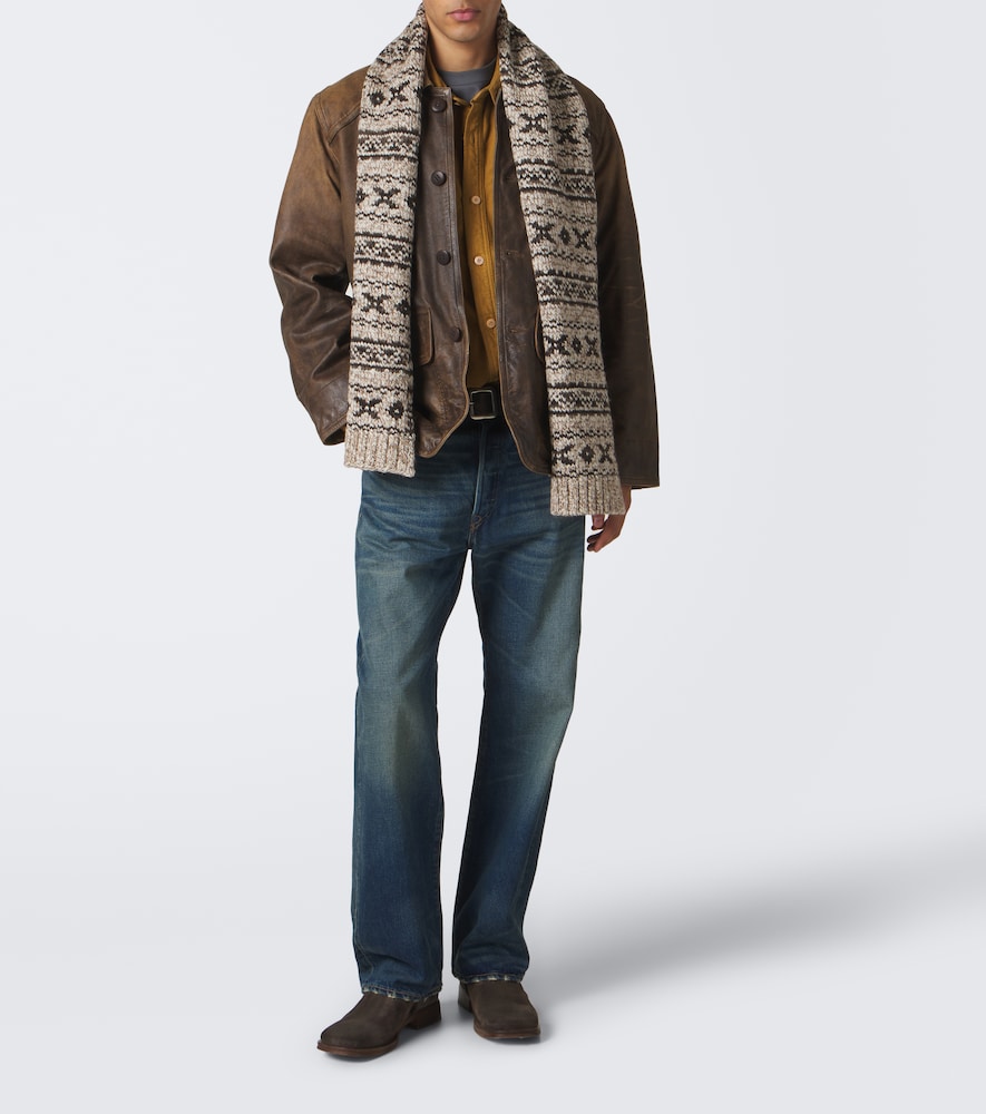 Corduroy-Trimmed Jacket