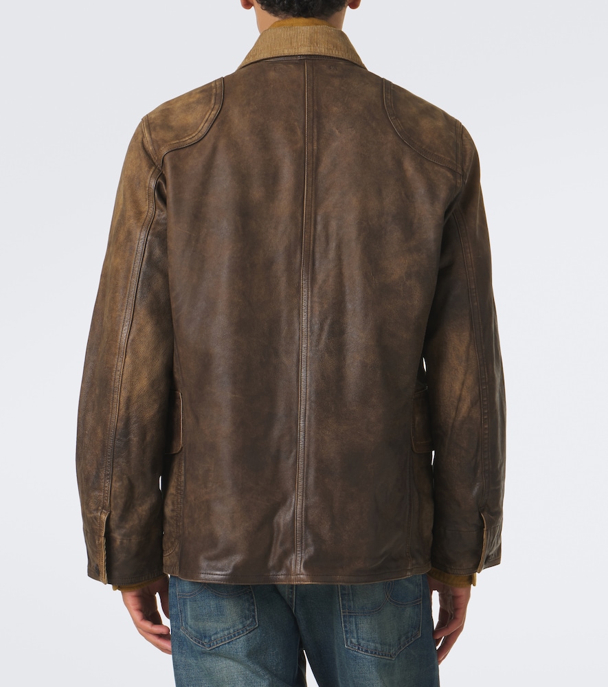 Corduroy-Trimmed Jacket
