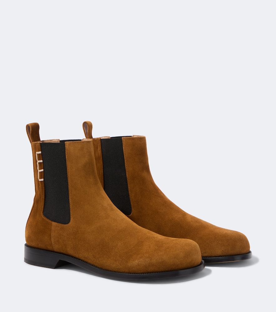 Chelsea Boots aus Veloursleder