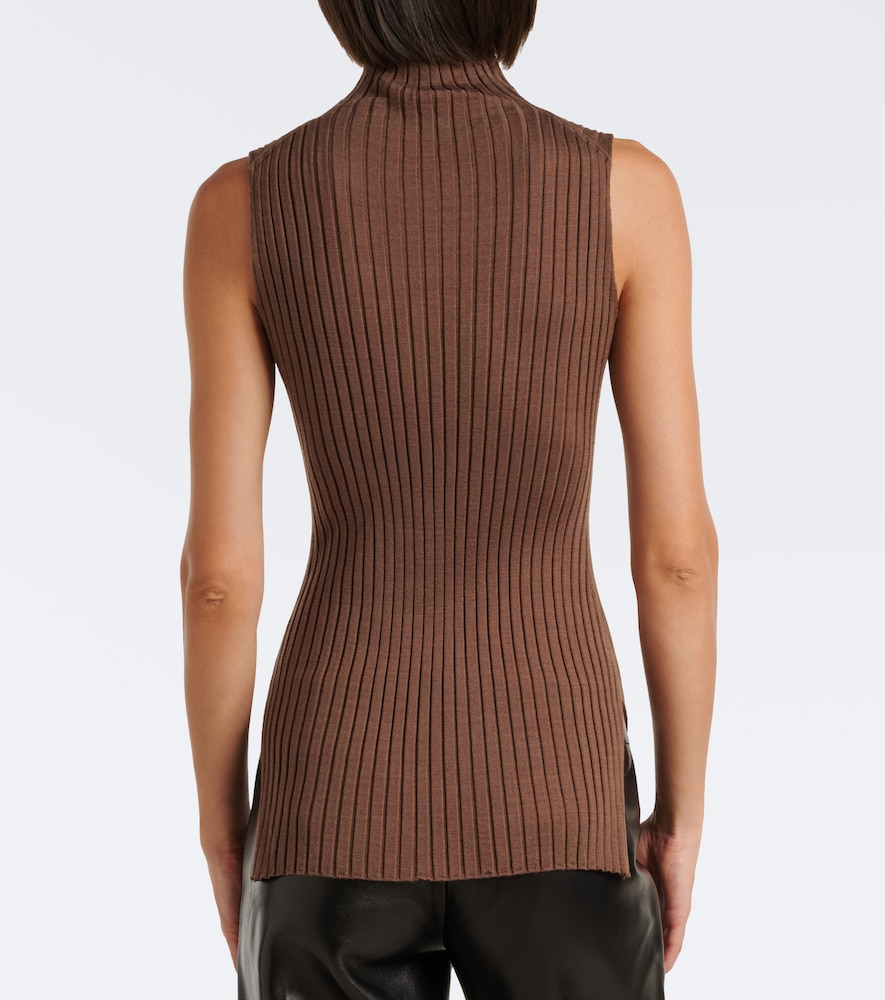 Karla Wool And Silk Turtleneck Top
