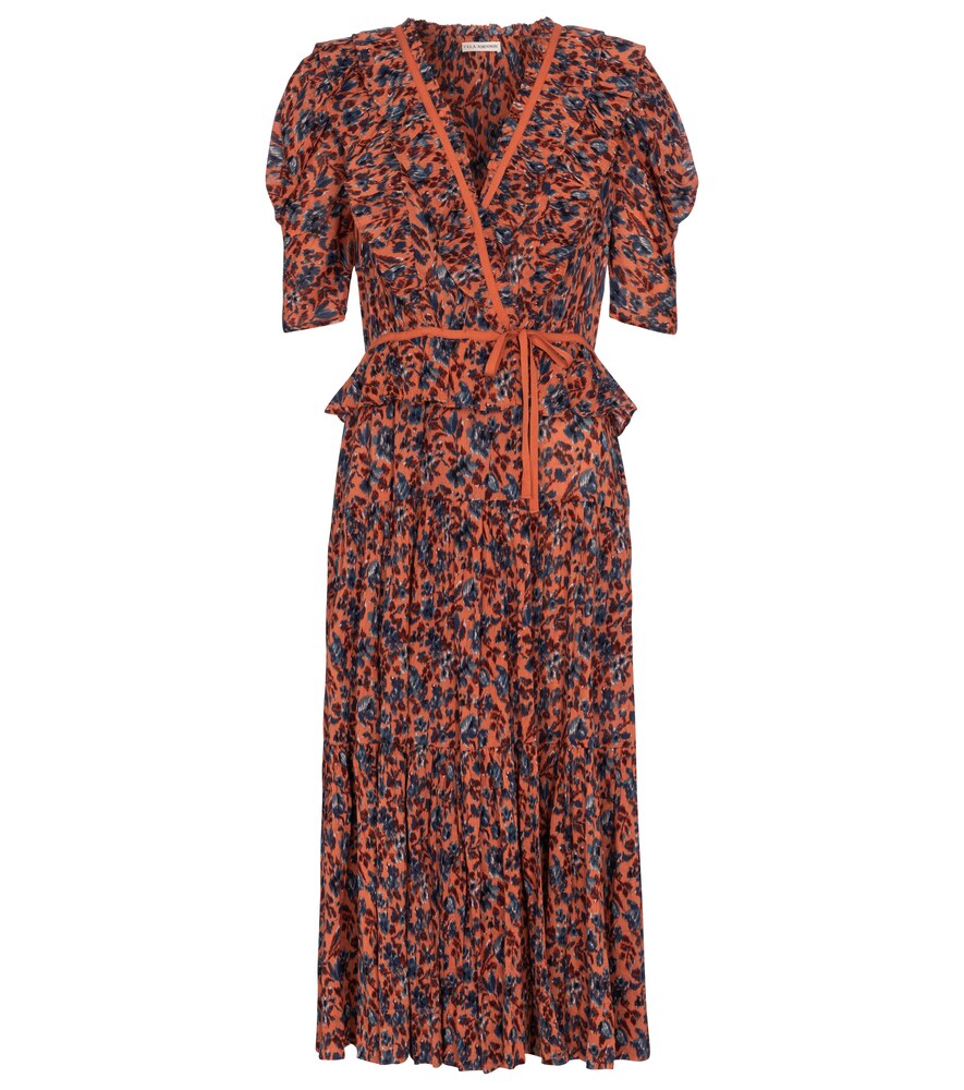 Ulla Johnson Lisette Floral Cotton Midi 