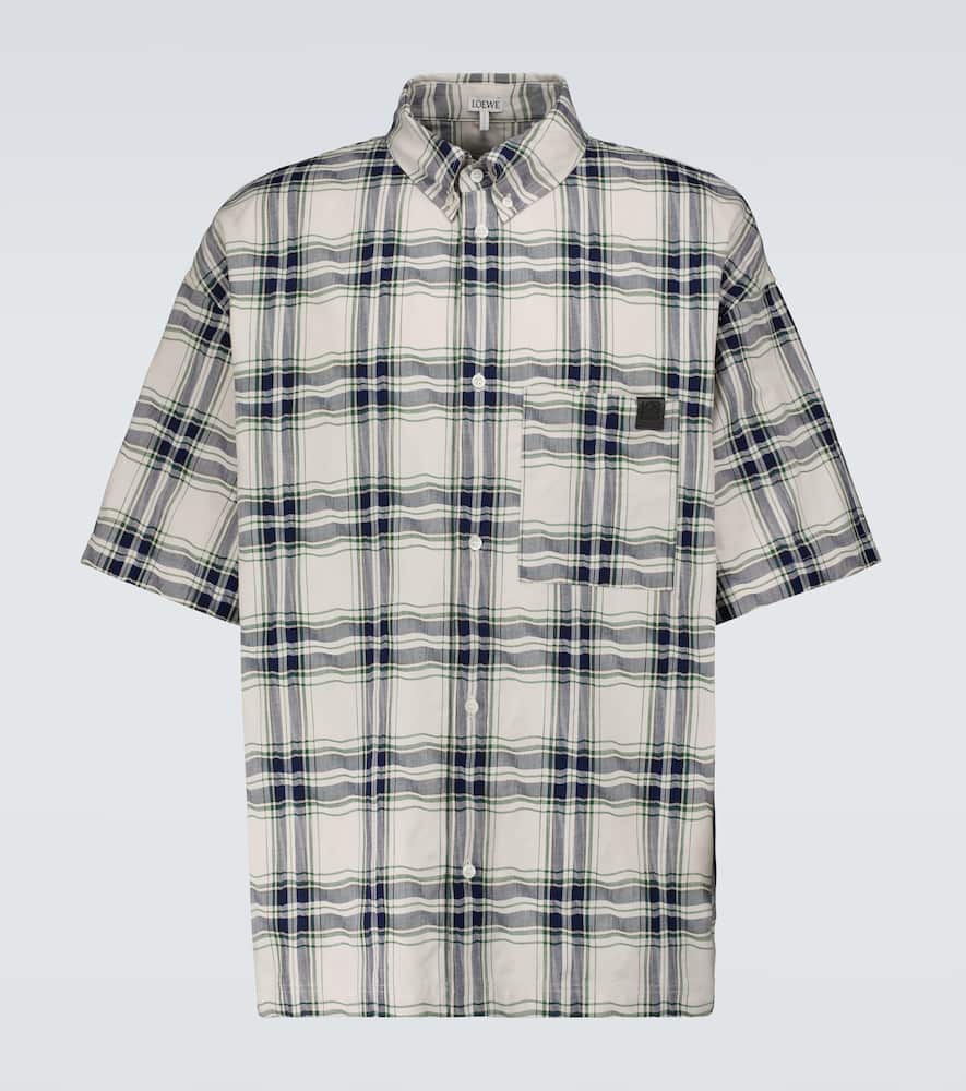 Loewe Short-sleeved patchwork shirt