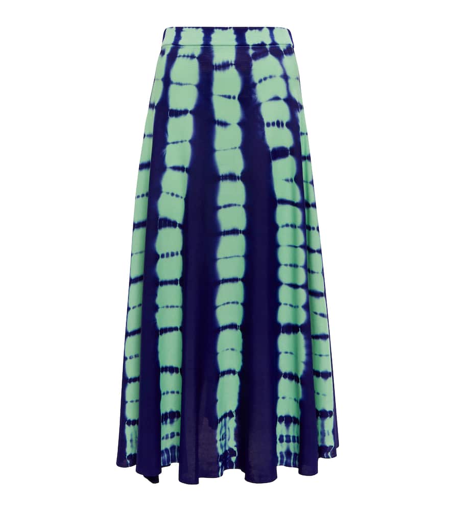 Proenza Schouler Tie-dye A-line midi skirt