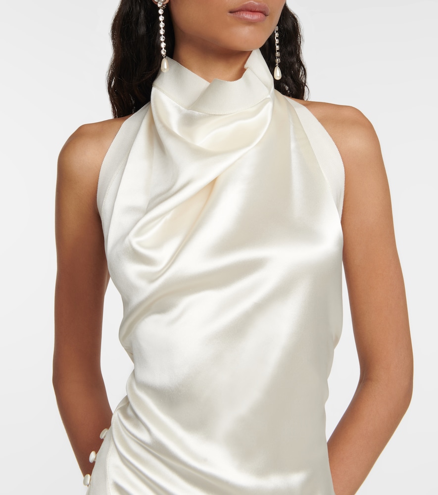  Danielle Frankel Danielle Frankel Bridal Robe Sasha Aus Seide 