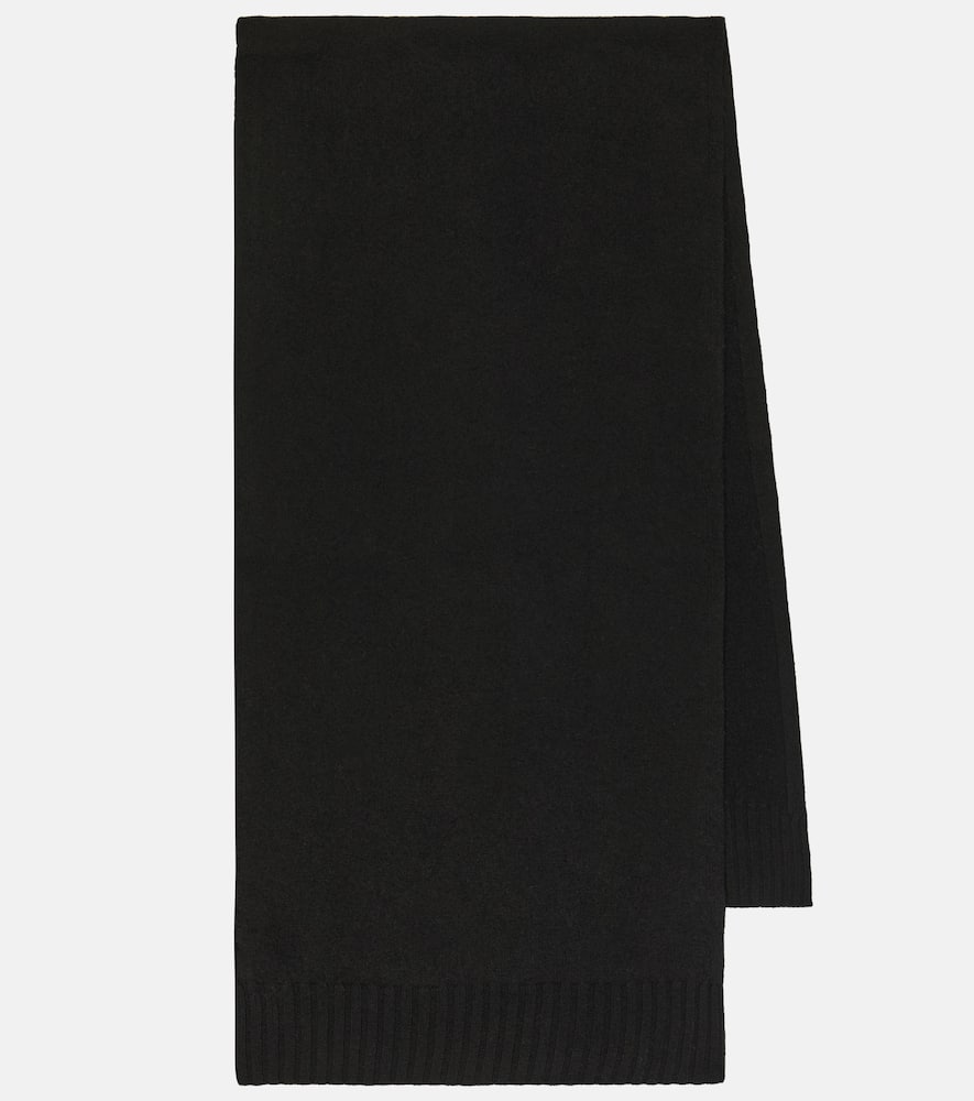 Jil Sander Ribbed-detail wool scarf
