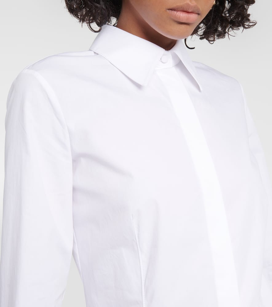 Valentino Cotton Shirt In White