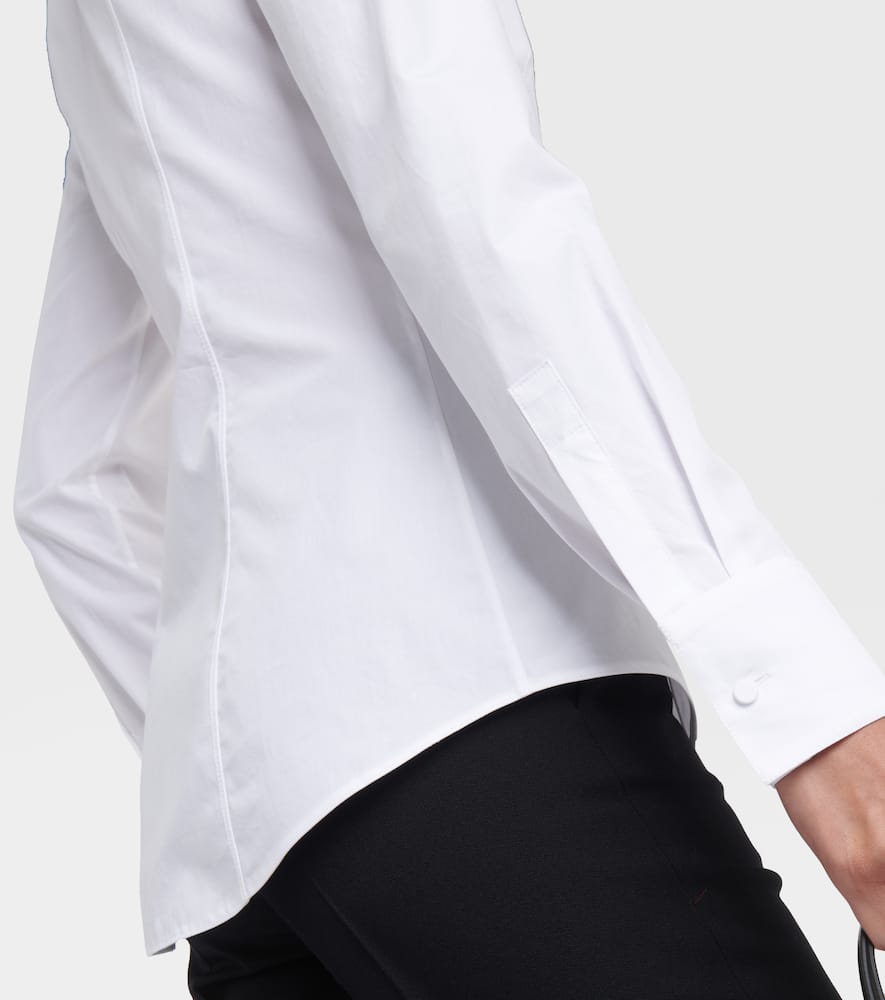 Valentino Cotton Shirt In White