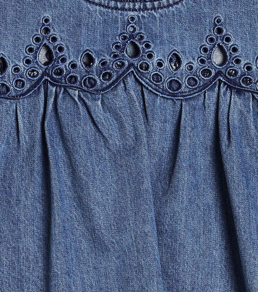  Petite Amalie Petite Amalie Top Aus Baumwoll-chambray 
