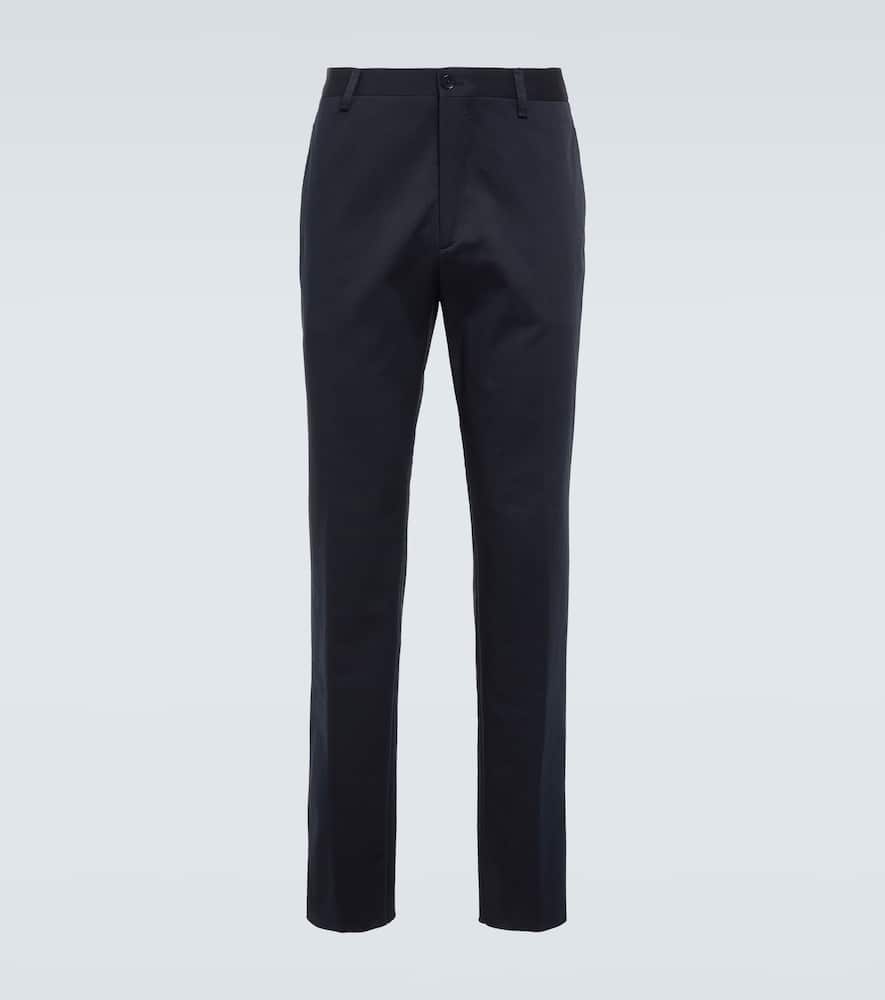 Etro Floral cotton jacquard chinos