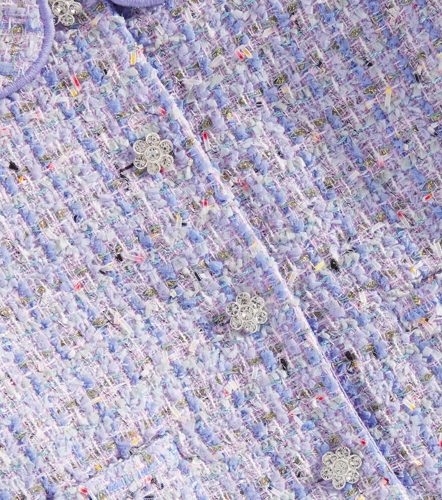  Self-portrait Kids Self-portrait Kids Scalloped Bouclã© Jacket 