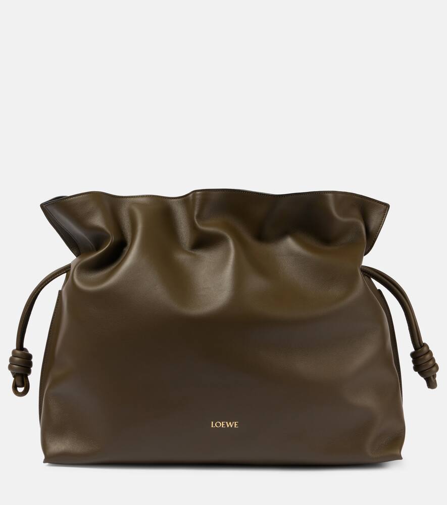 Loewe Flamenco XL leather clutch