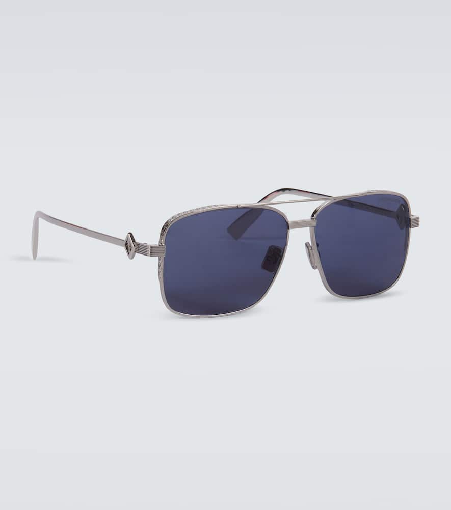 Dior Cd Diamond Square Sunglasses In Blue