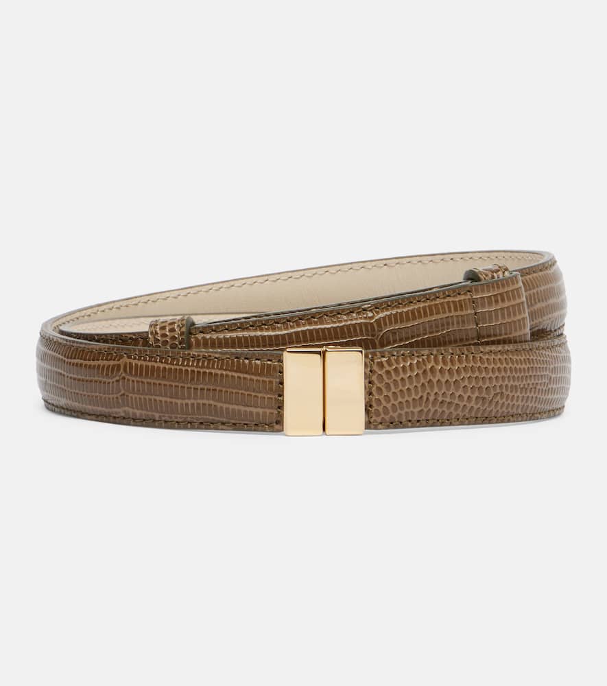 Leather belt