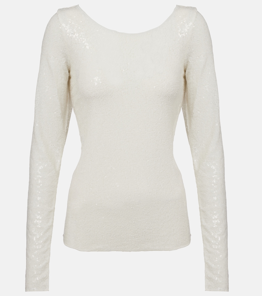 Polo Ralph Lauren Sequined jersey T-shirt
