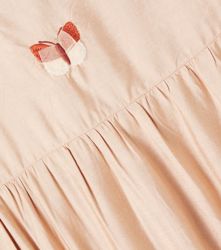 Donsje Baby Vailen Embroidered Bodysuit In Neutral
