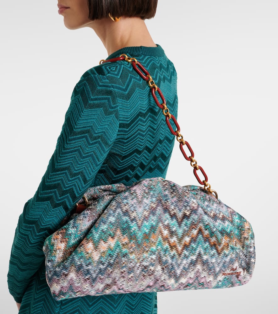 Missoni Zigzag Medium Shoulder Bag In Multi