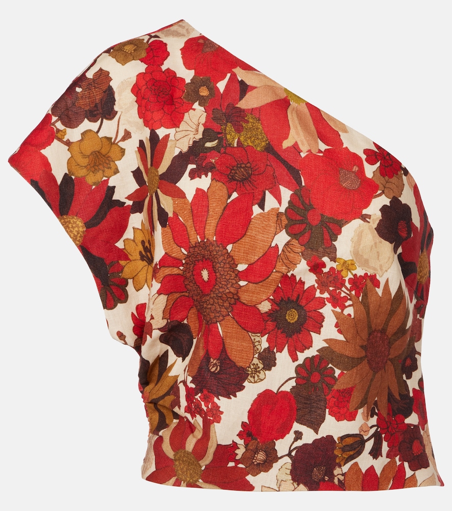 SIR Top Belleto en lin fleurs 76 €