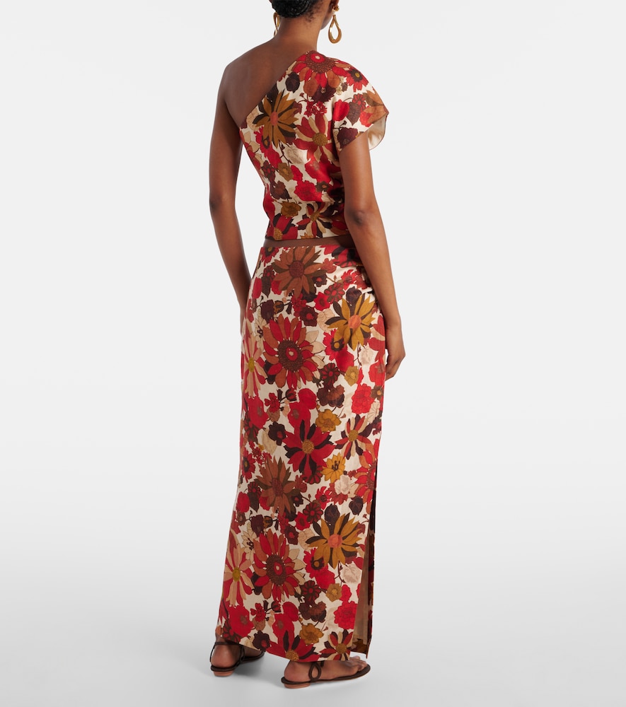 Belleto Floral Asymmetric Top